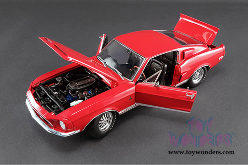 Acme - Ford Shelby Mustang GT 350 Hardtop (1968, 1/18 scale diecast model car, Red) 1801808
