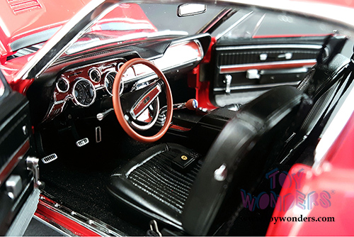 Acme - Ford Shelby Mustang GT 350 Hardtop (1968, 1/18 scale diecast model car, Red) 1801808