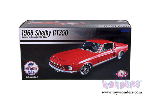 Acme - Ford Shelby Mustang GT 350 Hardtop (1968, 1/18 scale diecast model car, Red) 1801808