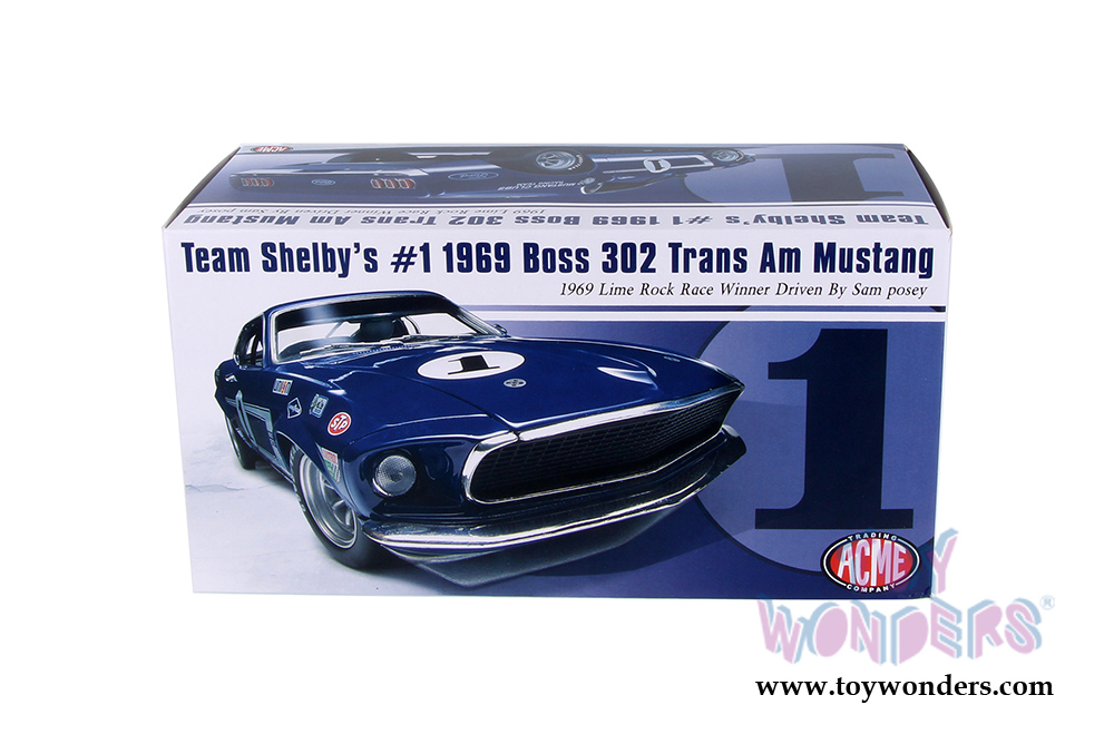 Team Shelby's #1 1969 Boss 302 Trans Am Mustang 1969 Lime Team Shelby's #1 1969 Boss 302 Trans Am Mustang 1969 Lime