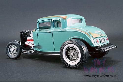 Acme - Southern Speed & Marine Ford 5-Window Hot Rod (1932, 1/18 scale diecast model car, Satin Light Green) 1805012