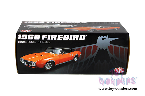 Acme - Pontiac Firebird with Vinyl Top (1968, 1/18 scale diecast model car, Carnival Red)  1805205