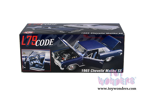 Acme - Chevelle&trade; Malibu&trade; SS Hardtop (1965, 1/18 scale diecast model car, Blue) 1805302
