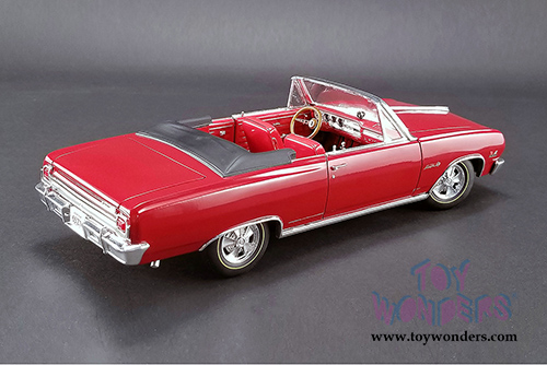Acme - Chevrolet&reg; Chevelle&reg; Z16 (Malibu SS 396) Convertible (1965, 1/18 scale diecast model car, Red)  1805306