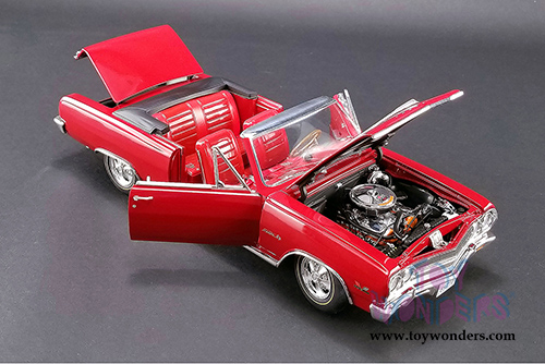 Acme - Chevrolet&reg; Chevelle&reg; Z16 (Malibu SS 396) Convertible (1965, 1/18 scale diecast model car, Red)  1805306