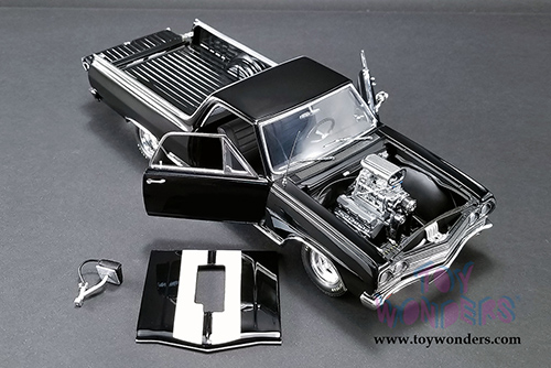 Acme - Drag Outlaws | Chevrolet&reg; El Camino&trade; (1965, 1/18 scale diecast model car, Black/White) 1805409