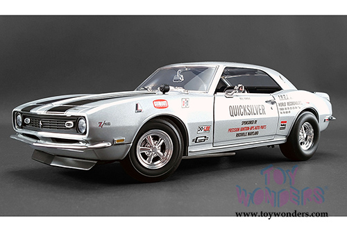 Acme - Quick Silver Chevy Camaro Z28 Hardtop (1968, 1/18 scale diecast model car, Silver) 1805702