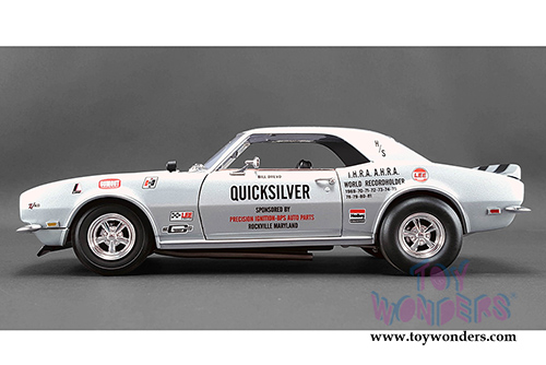 Acme - Quick Silver Chevy Camaro Z28 Hardtop (1968, 1/18 scale diecast model car, Silver) 1805702