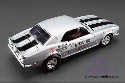 Acme - Quick Silver Chevy Camaro Z28 Hardtop (1968, 1/18 scale diecast model car, Silver) 1805702