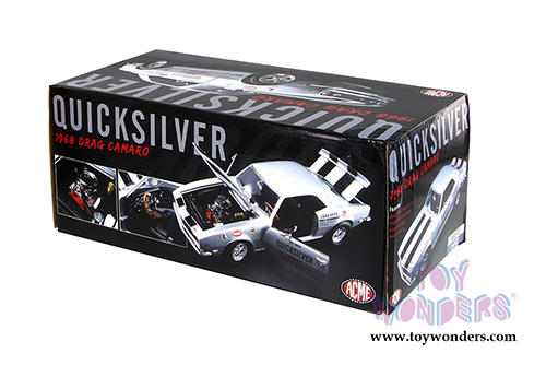 Acme - Quick Silver Chevy Camaro Z28 Hardtop (1968, 1/18 scale diecast model car, Silver) 1805702