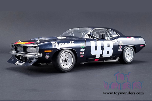 Acme - Dan Gurney Trans Am Barracuda #48 Hardtop (1970, 1/18 scale diecast model car, Metallic Blue) 1806101
