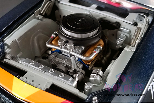 Acme - Plymouth Barracuda Trans Am #42 "Swede Savage" Hardtop (1970, 1/18 scale diecast model car, Dark Blue) 1806103