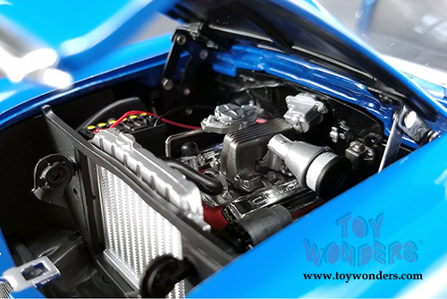 Acme - Chevrolet&reg; Bel Air&reg; Hot Rod Hardtop (1957, 1/18 scale diecast model car, Harbor Blue) 1807004