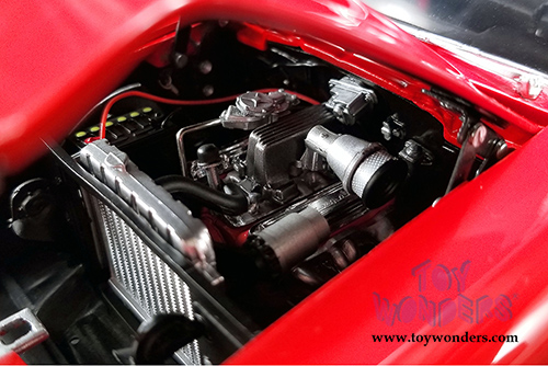 Acme - Chevrolet&reg; Bel Air&reg; Street - Strip Hardtop (1957, 1/18 scale diecast model car, Red/White) 1807005