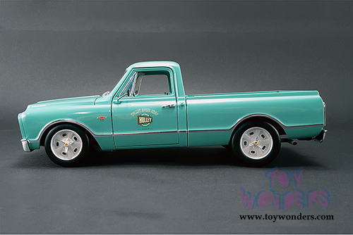 Acme - Chevrolet C-10 Holley Speed Shop Pickup Truck (1967, 1/18 scale diecast model car, Light Green) 1807204