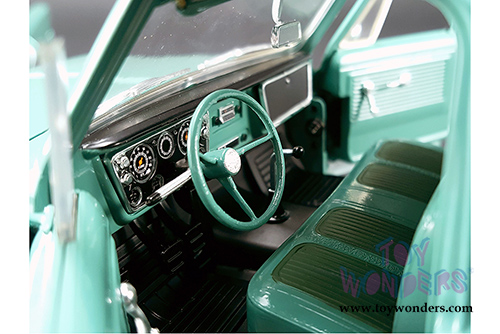 Acme - Chevrolet C-10 Holley Speed Shop Pickup Truck (1967, 1/18 scale diecast model car, Light Green) 1807204