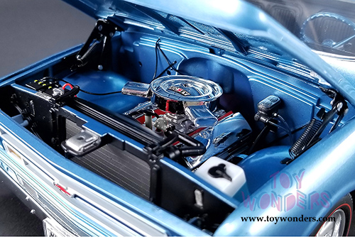 Acme - Chevrolet C-10 Nickey Chevrolet Custom Shop Pickup Truck (1967, 1/18 scale diecast model car, Marina Blue) 1807205