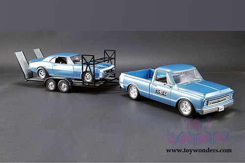 Acme - Chevrolet C-10 Nickey Chevrolet Custom Shop Pickup Truck (1967, 1/18 scale diecast model car, Marina Blue) 1807205