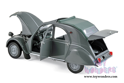 Norev - Citroën 2CV AZL Malle Bombee Hardtop (1957, 1/18 scale diecast model car, Grey) 181499