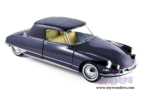 Norev - Citroen DS19 Cabriolet Convertible (1961, 1/18 scale diecast model car, Royal Blue) 181564