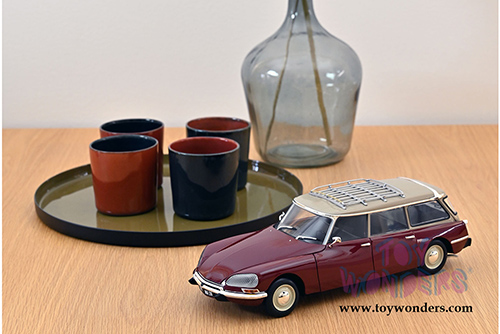 Norev - Citroën Break 21 Hardtop (1970, 1/18 scale diecast model car, Bordeaux [Red/Silver]) 181592