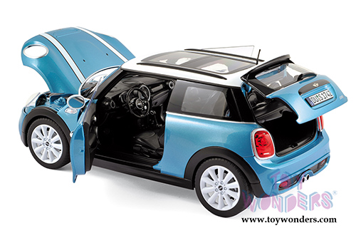 Norev - Mini Cooper S Hard Top (2015, 1/18 scale diecast model car, Light Blue) 183111
