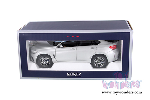 Norev - BMW X6 M Hardtop (2015, 1/18 scale diecast model car, Silver) 183200