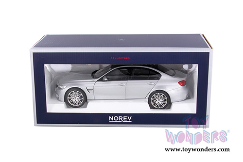 Norev - BMW M3 Competition Hardtop (2017, 1/18 scale diecast model car, Silver) 183235