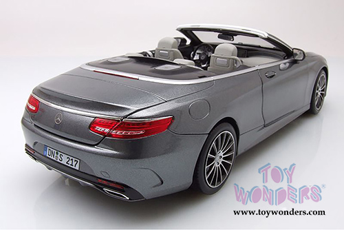 Norev - Mercedes-Benz S-Class Convertible (2014, 1/18 scale diecast model car, Grey Metallic) 183484