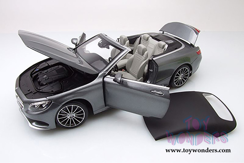 Norev - Mercedes-Benz S-Class Convertible (2014, 1/18 scale diecast model car, Grey Metallic) 183484