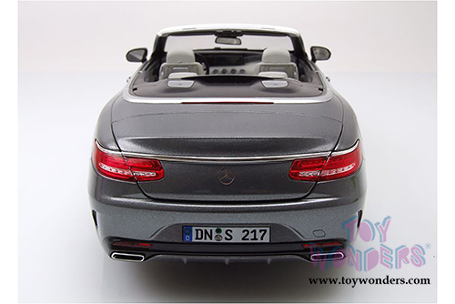 Norev - Mercedes-Benz S-Class Convertible (2014, 1/18 scale diecast model car, Grey Metallic) 183484
