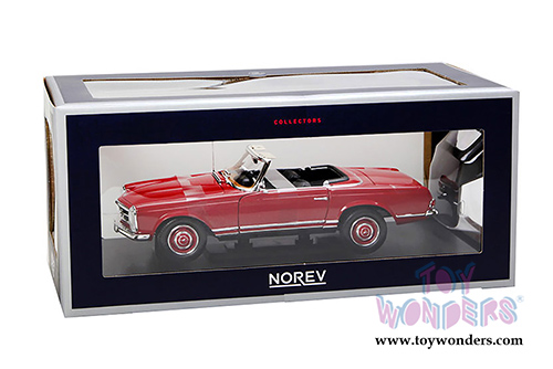 Norev - Mercedes-Benz 280 SL Convertible (1969, 1/18 scale diecast model car, Red) 183520