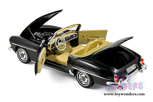 Norev - Mercedes-Benz 190 SL Convertible (1957, 1/18 scale diecast model car, Black) 183538
