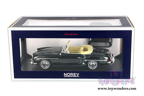 Norev - Mercedes-Benz 190 SL Convertible (1957, 1/18 scale diecast model car, Black) 183538