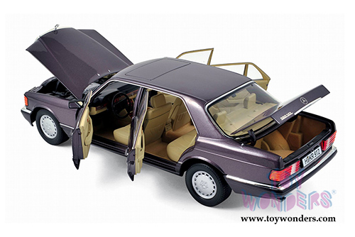 Norev - Mercedes-Benz 560 SEL Hard Top (1991, 1/18 scale diecast model car, Purple) 183544