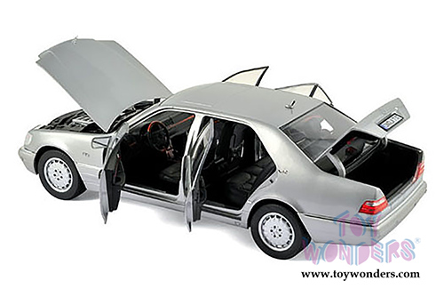 Norev - Mercedes-Benz S600 Hard Top (1997, 1/18 scale diecast model car, Light Gray) 183563