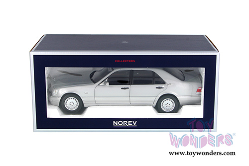 Norev - Mercedes-Benz S600 Hard Top (1997, 1/18 scale diecast model car, Light Gray) 183563