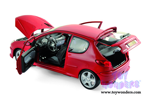 Norev - Peugeot 206 RC Hardtop (2003, 1/18 scale diecast model car, Aden Red) 184823