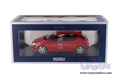 Norev - Peugeot 206 RC Hardtop (2003, 1/18 scale diecast model car, Aden Red) 184823