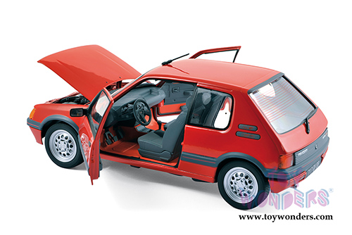 Norev - Peugeot 205 GTI 1.6 Coupe (1988, 1/18 scale diecast model car, Vellelunga Red) 184853