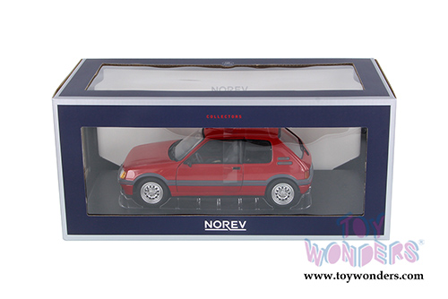 Norev - Peugeot 205 GTI 1.6 Coupe (1988, 1/18 scale diecast model car, Vellelunga Red) 184853