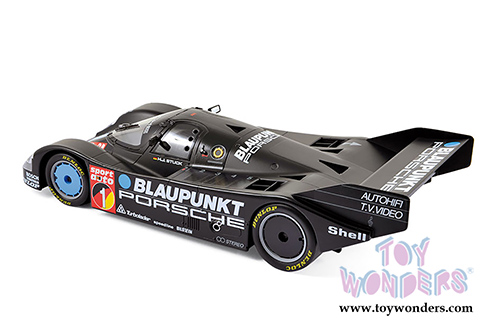 Norev - Porsche 962 C #1 Winner ADAC Supersprint Nurburgring H.J. Stuck (1986, 1/18 scale diecast model car, Black) 187411