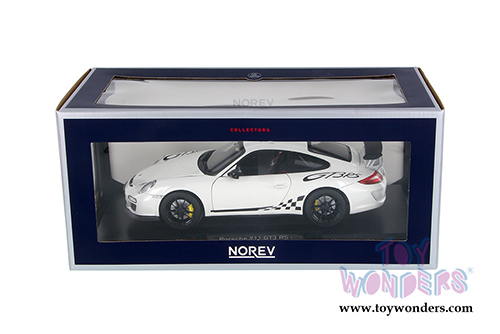 Norev - Porsche 911 GT3 RS Hard Top (2010, 1/18 scale diecast model car, White) 187561