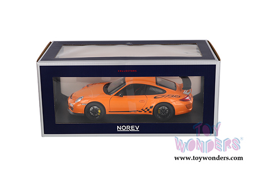 Norev - Porsche 911 GT3 RS Hardtop (2010, 1/18 scale diecast model car, Orange) 187562
