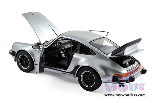 Norev - Porsche 911 Turbo 3.3 Hard Top (1977, 1/18 scale diecast model car, Silver) 187574