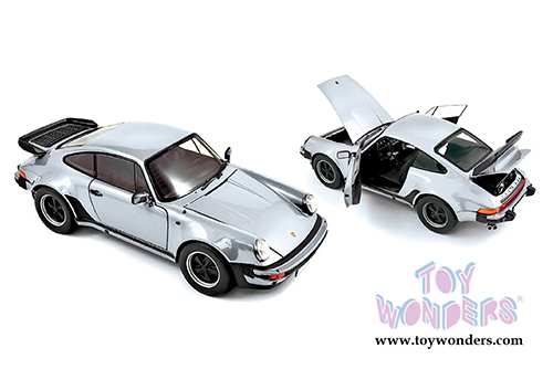 Norev - Porsche 911 Turbo 3.3 Hard Top (1977, 1/18 scale diecast model car, Silver) 187574