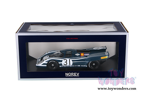 Norev - Porsche 917K #31 4th place Watkins Glen 6H Elford/Hulme  (1970, 1/18 scale diecast model car, Blue) 187583