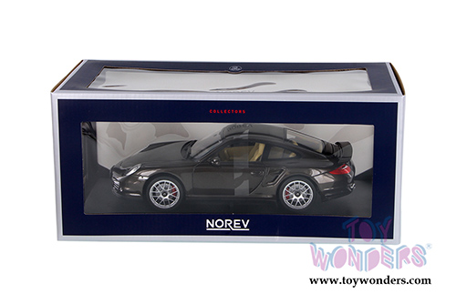 Norev - Porsche 911 Turbo Hardtop (2010, 1/18 scale diecast model car, Brown Metallic) 187622
