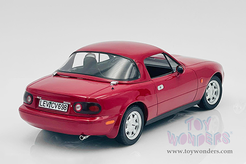 Norev - Mazda MX-5 Miata Convertible (1989, 1/18 scale diecast model car, Red) 188020