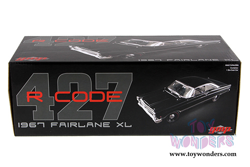 GMP - Ford Fairlane XL 427 R Code Hard Top (1967, 1/18 scale diecast model car, Black) 18803BK